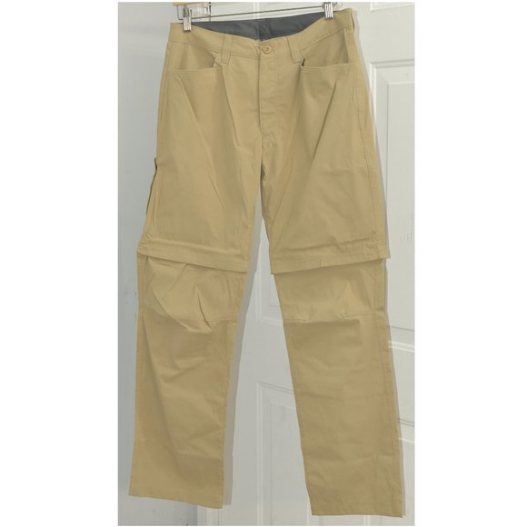 Eddie Bauer Convertible Tech Pants Tan - Picture 2 of 10